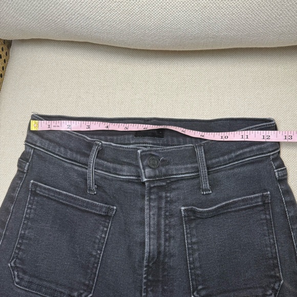 MOTHER The Patch Pocket Rambler Zip Sneak Jeans Size 26 - Picture 10 of 14